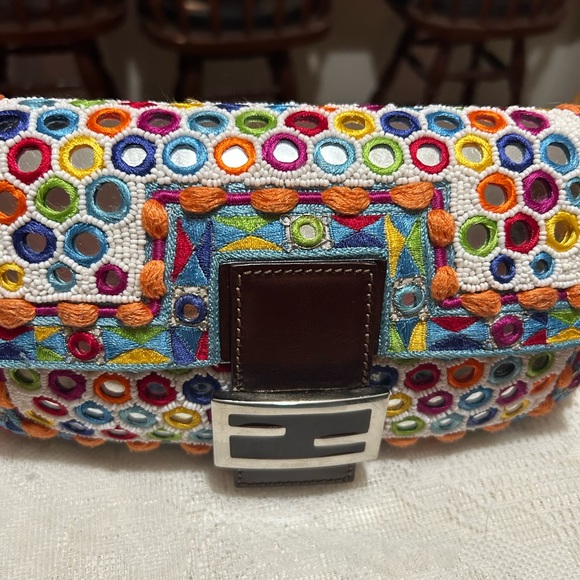 RARE 1999 Mirrored Fendi Baguette Handbag AUTHENTIC In PERFECT Condition - Picture 14 of 16